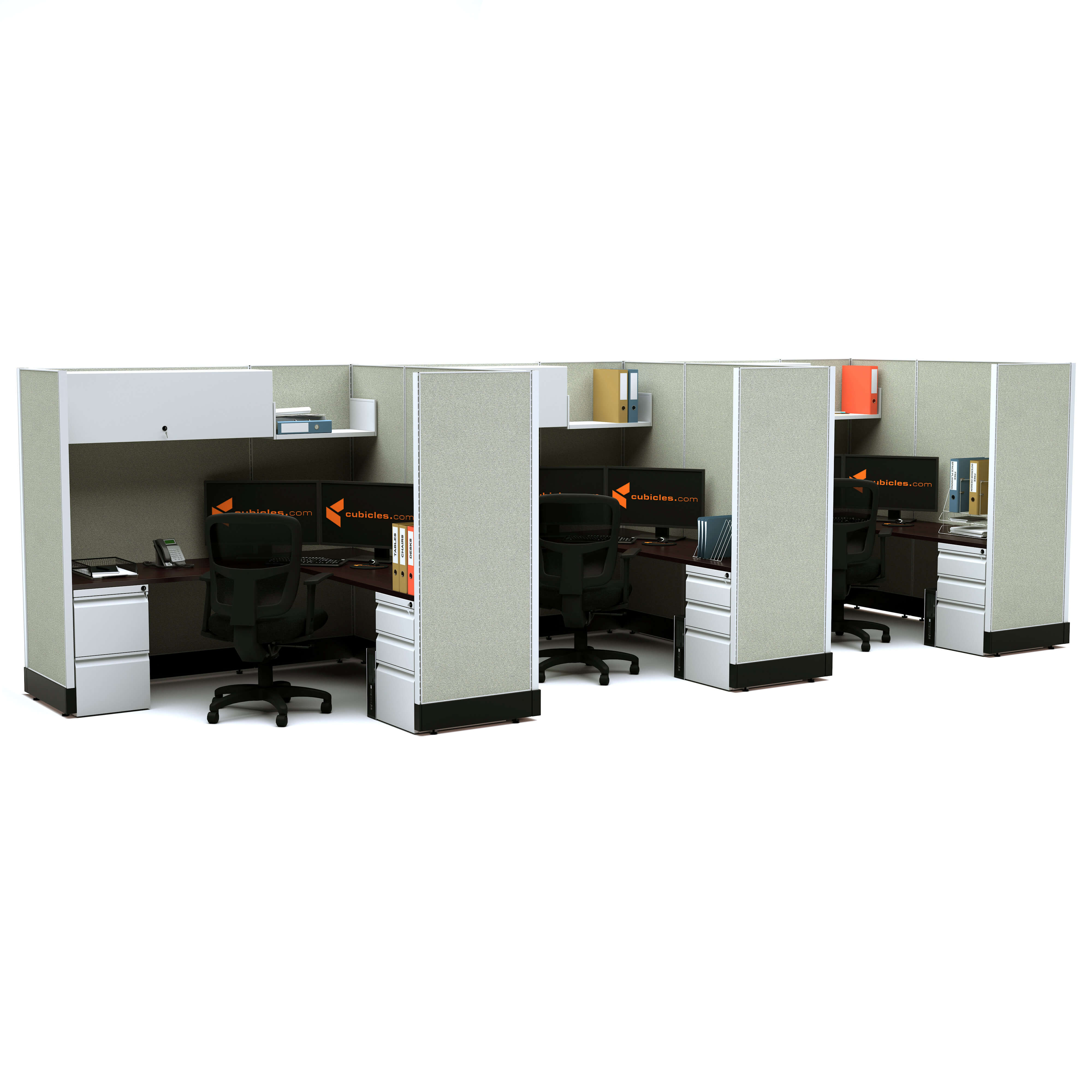 Modular office furniture modular office desk furniture 67 3pack inline unpowered