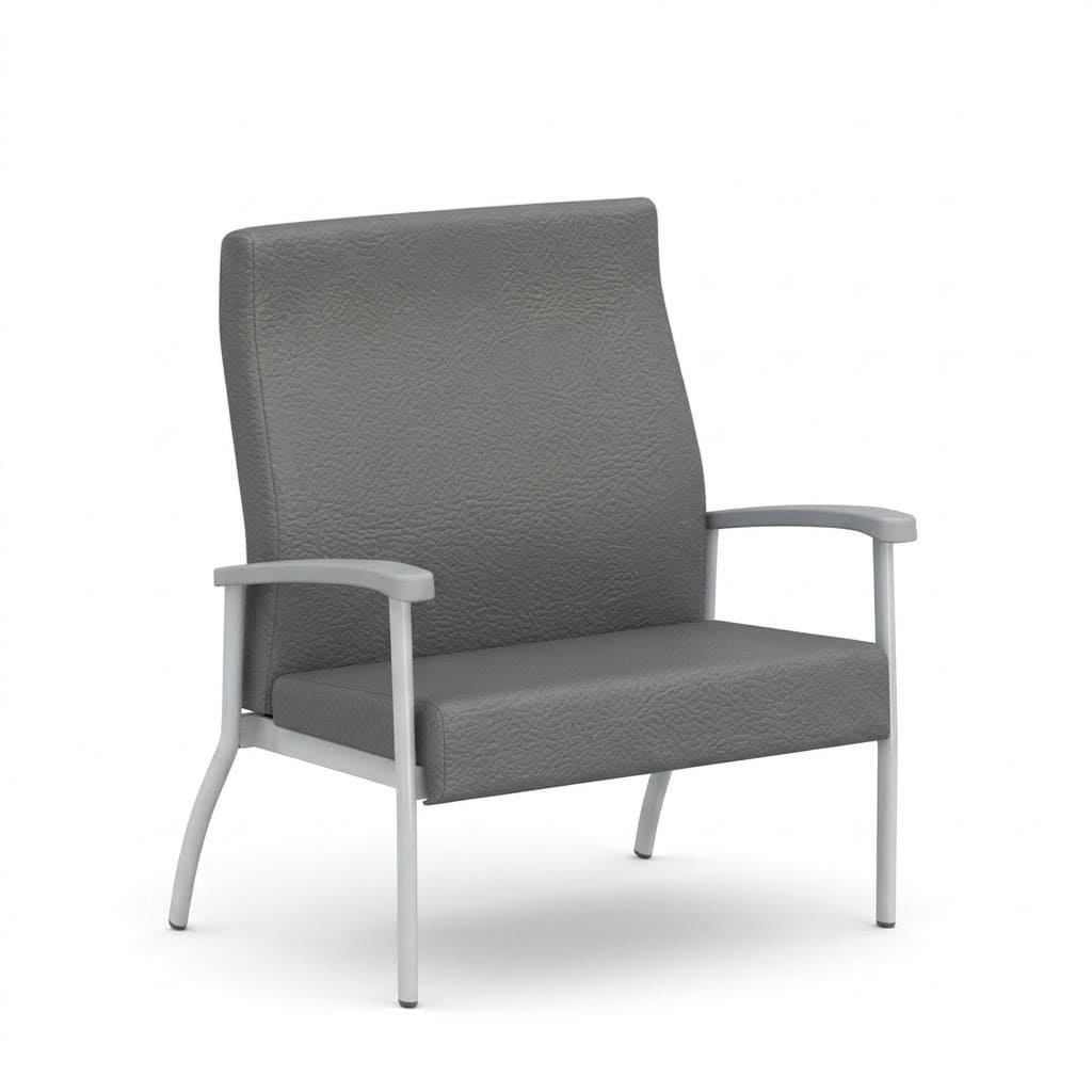 Armchair left link cool grey
