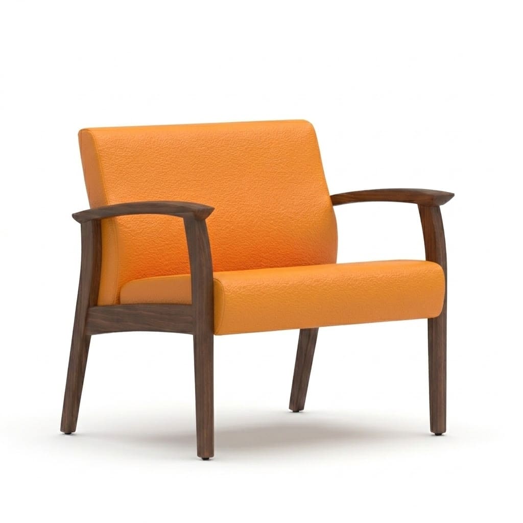 Bariatric chair orange 3