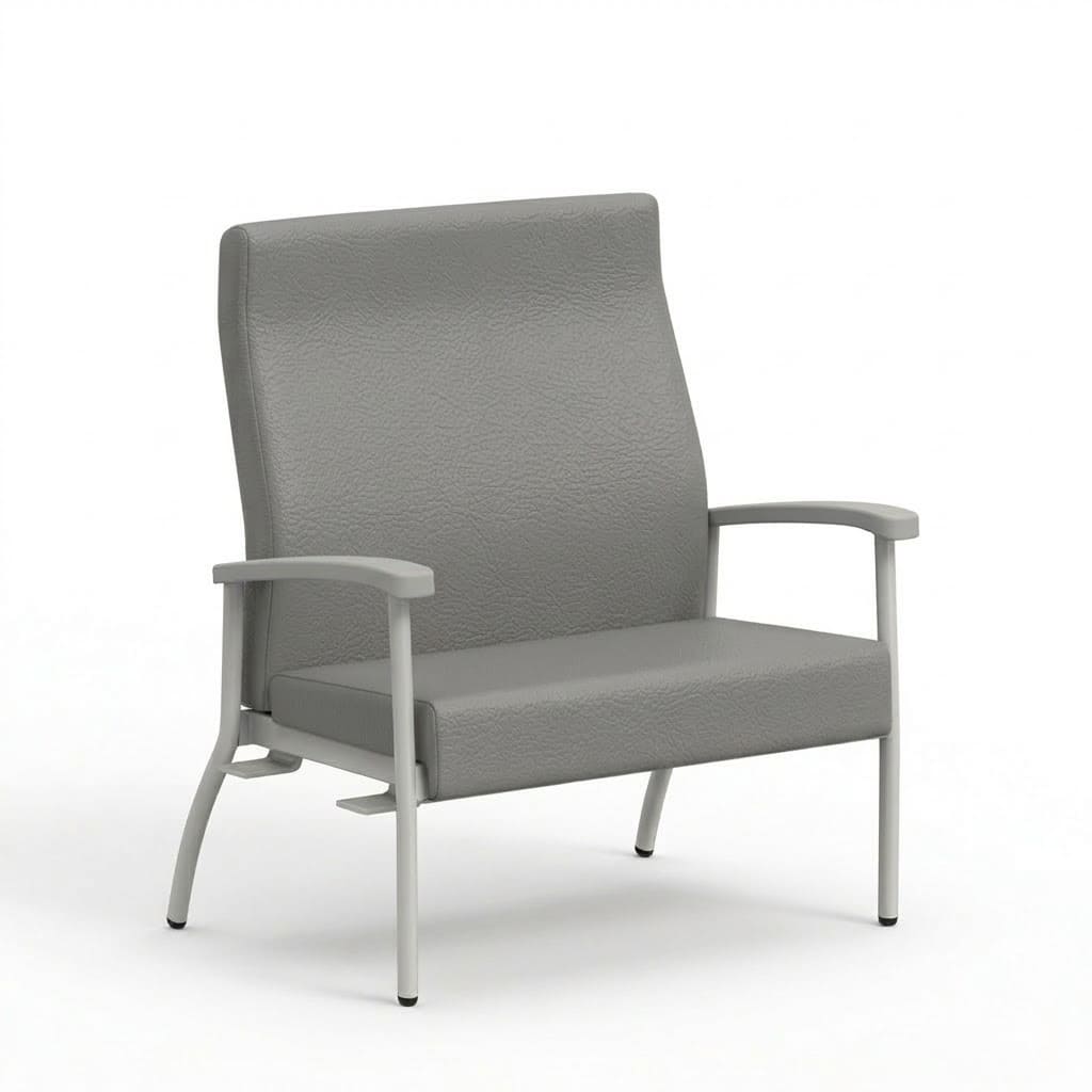 Bariatric medical high back cool grey