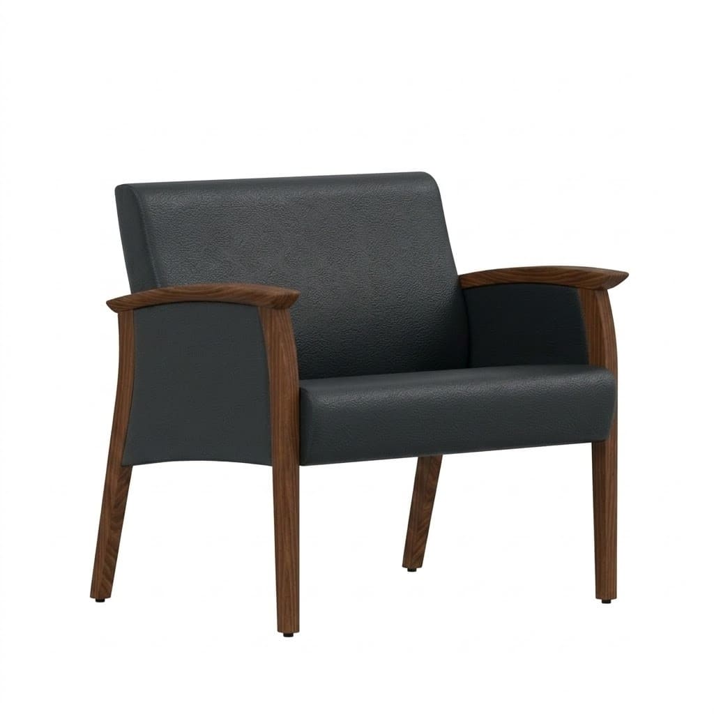 Bariatric seat low black