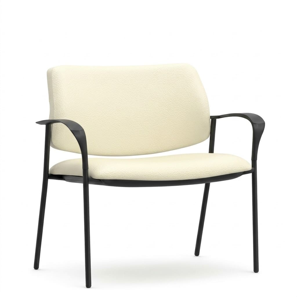 Reception chairs standard legs white