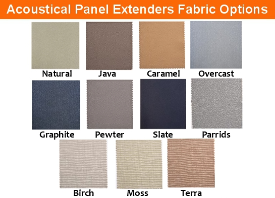 Acoustical fabric color options 18H