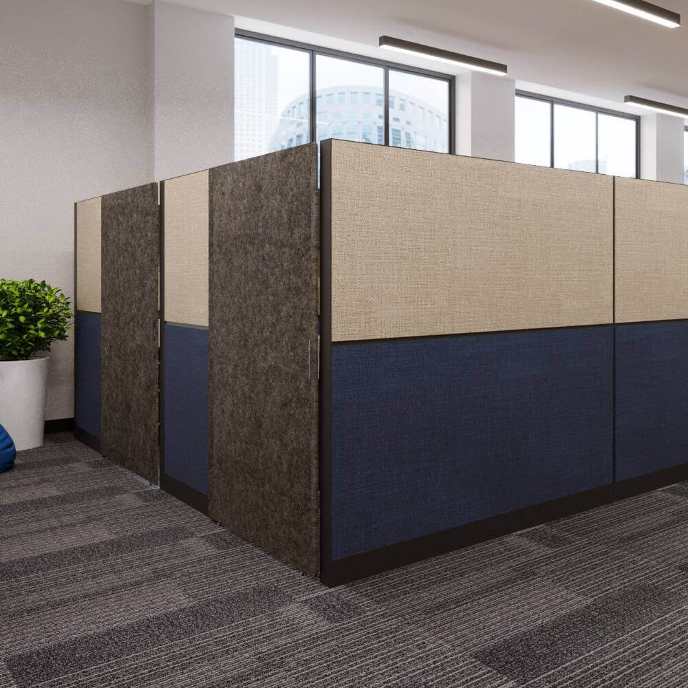 Cubicles door pet side view