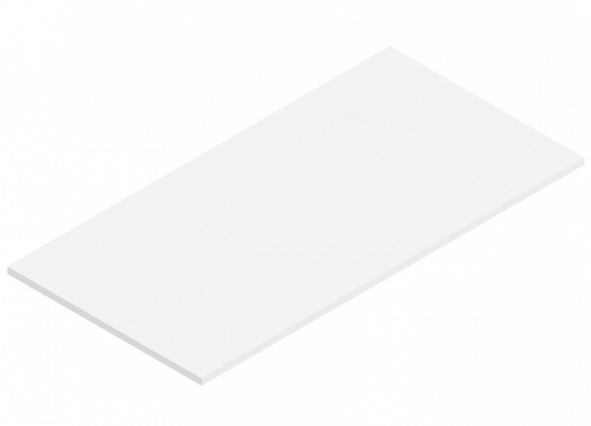 Flip top training table laminate 60x30 white