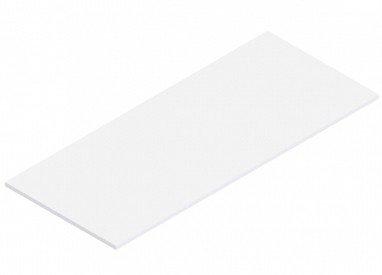 Flip top training table laminate 71x30 white