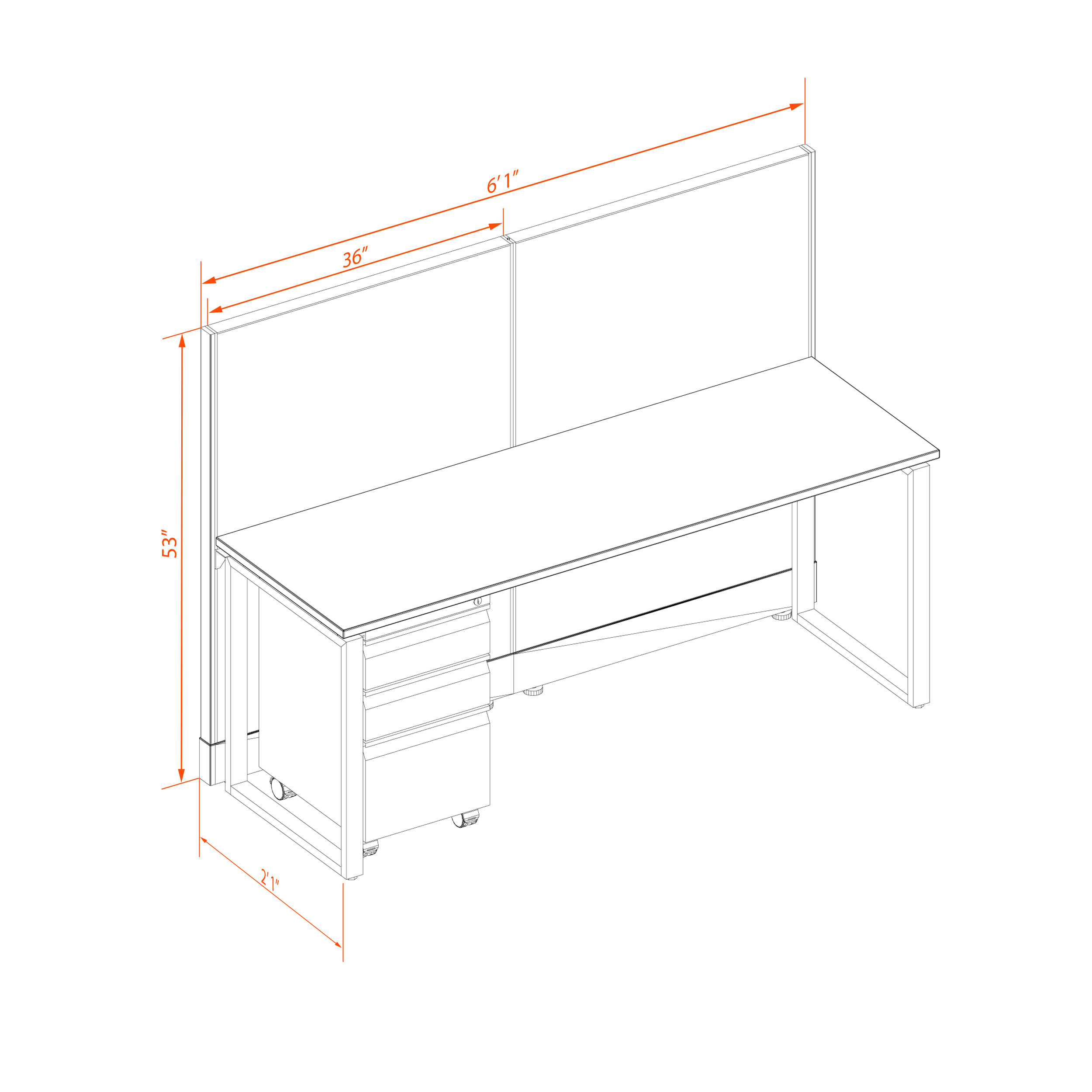 Office benching systems 62s53