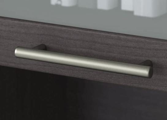 Office desk with hutch and 5 shelf bookcase details 1 1