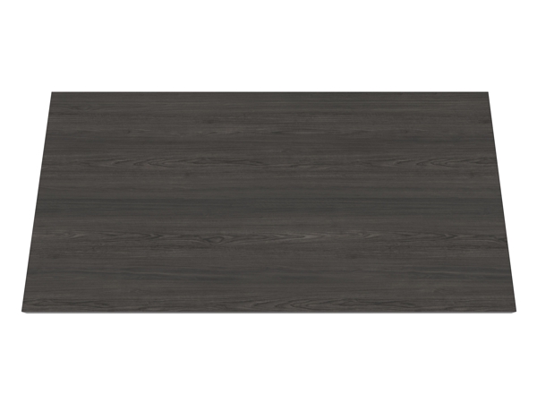 Training table with modesty top 4x2 slate grey