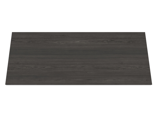 Training table with modesty top 5x2 slate grey