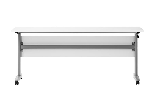 Training table with t leg 6x2 white gray 10