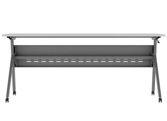 Training table with x leg 6x2 gray gray 10