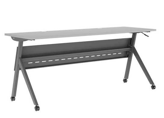 Training table with x leg 6x2 gray gray 5