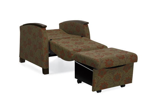 Nylon runners sliding on welded heavy gauge steel channel to allow for easy movement when opening & closing the chair sleeper bed. Nylon runners sliding on welded heavy gauge steel channel to allow for easy movement when opening & closing the chair sleeper bed.