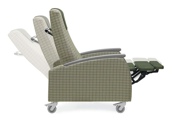 Primacare GC3608 Medical Recliner Side View Primacare GC3608 Medical Recliner Side View