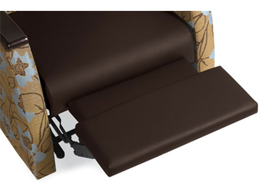 Leg support provides superior comfort in all positions on these medical recliners. Leg support provides superior comfort in all positions on these medical recliners.